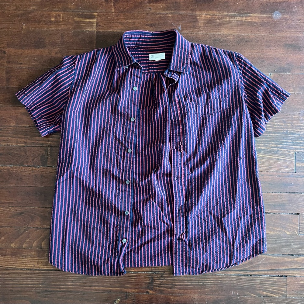 Striped Button Down Shirt